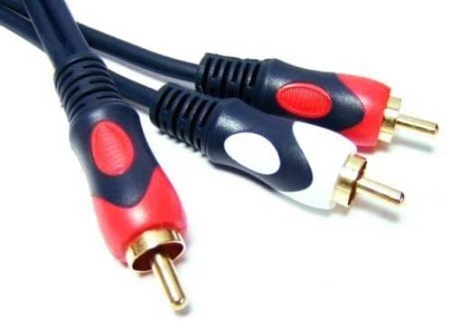 RCA Plug To 2xRCA Plug Cable 1.8m
